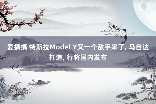 爱搞搞 特斯拉Model Y又一个敌手来了, 马自达打造, 行将国内发布